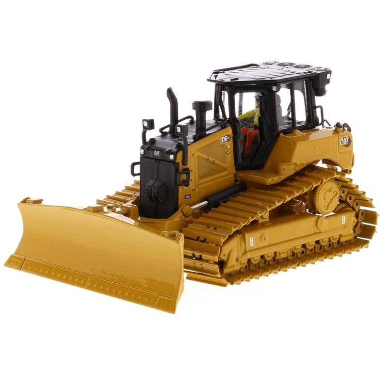 Diecast Masters ماسترز داي كاست كات كاتربيلر D6 XE LGP تراكتور دوzer مع شفرة VPAT ومشغل سلسلة عالية 1/50 نموذج داي كاست 85554 - Image 2